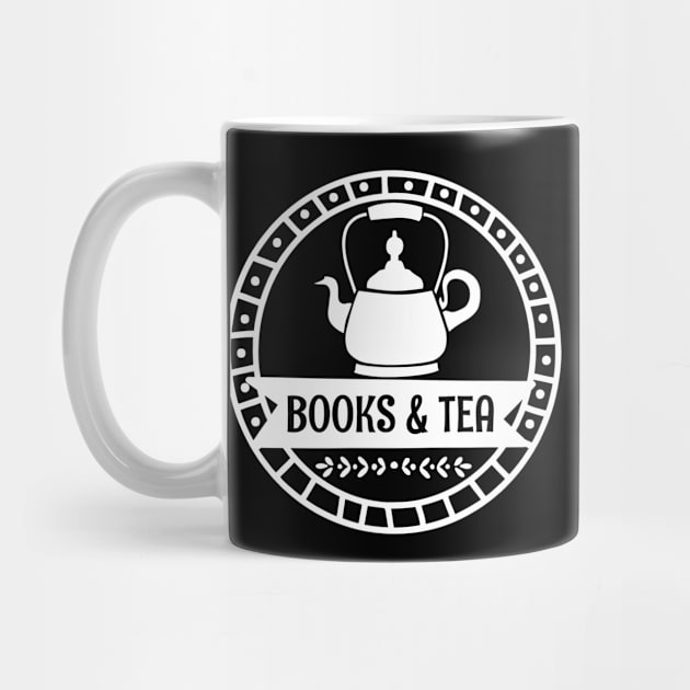 Books & Tea - Gift Idea for Readers and Tea Lovers by TypoSomething